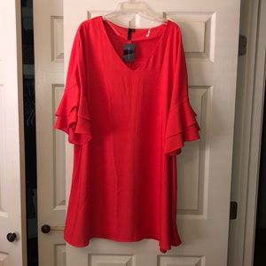 Women’s Plus Size Red Party Dress